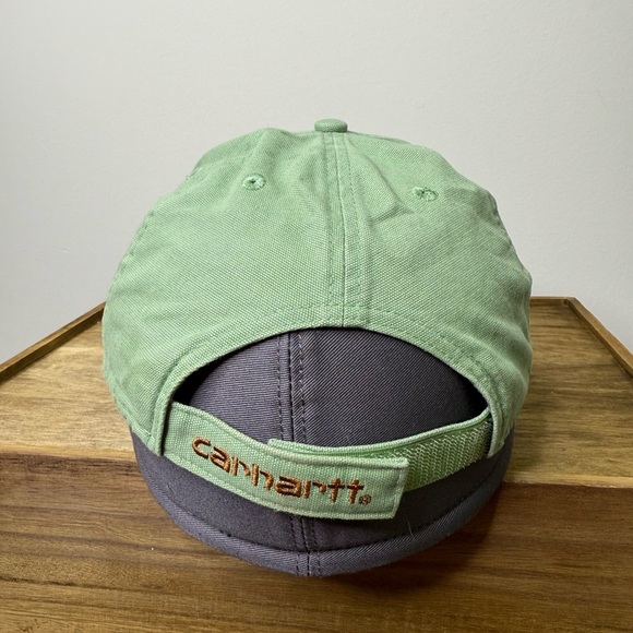 Carhartt Sage Green Hat with Tan Logo Patch - Picture 5 of 13